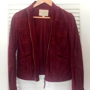 Gorgeous Lucky Brand suede leather jacket XS